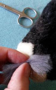 How to needle felt long animal fur (12)