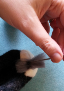 How to needle felt long animal fur (14)