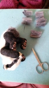 How to needle felt long animal fur (18)