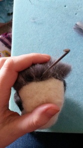 How to needle felt long animal fur (19)