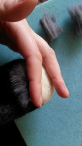 How to needle felt long animal fur (19)