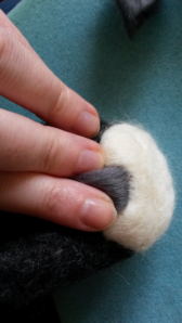 How to needle felt long animal fur (20)