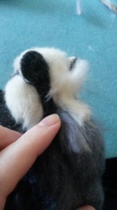 How to needle felt long animal fur (25)
