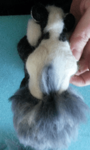 How to needle felt long animal fur (25)