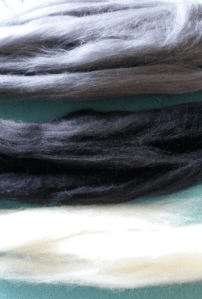 How to needle felt long animal fur (3)