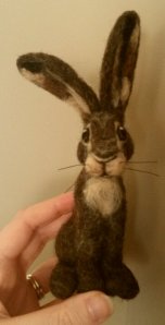 Needle felted bunny